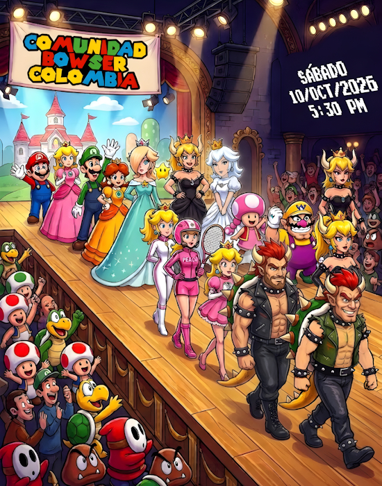 Del Reino Champiñón al Universo SOFA: Pasarela Bowser Colombia!