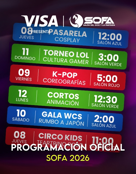 Programación SOFA 2026